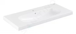 GROHE - Euro Ceramic Umývadlo s prepadom 1000x460 mm, PureGuard, alpská biela (3958500H)