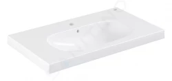 GROHE - Euro Ceramic Umývadlo s prepadom 800x460 mm, PureGuard, alpská biela (3958400H)