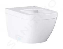 GROHE - Euro Ceramic Závesné WC, Rimless, Triple Vortex, alpská biela (39328000)