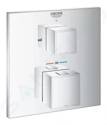 GROHE - Grohtherm Cube Termostatická batéria pod omietku pre 2 spotrebiče, chróm (24155000)