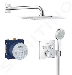 GROHE - Grohtherm SmartControl Sprchový set Perfect s podomietkovým termostatom, 2 prúdy, chróm (34742000)