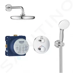 GROHE - Grohtherm Sprchová súprava Tempesta 210 s termostatom pod omietku, chróm (34727000)