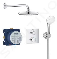 GROHE - Grohtherm Sprchová súprava Tempesta 210 s termostatom pod omietku, chróm (34729000)