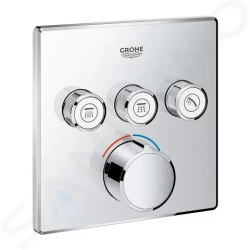 GROHE - SmartControl Batéria pod omietku, 3 výstupy, chróm (29149000)