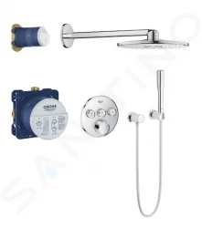 GROHE - SmartControl Perfect Sprchový set 310 s batériou pod omietku, 2 prúdy, chróm (34709000)