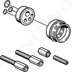 HANSA - Příslušenství Predlžovacia súprava 20 mm na zabudovateľné teleso (59912589)