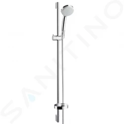 HANSGROHE - Croma 100 Set sprchovej hlavice, 9 l/min, 4 prúdy, tyče 0,90 m a hadice, chróm (27653000)