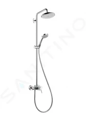 HANSGROHE - Croma 220 Sprchový set Showerpipe 220 s batériou, 1 prúd, chróm (27222000)