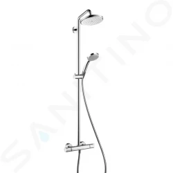 HANSGROHE - Croma 220 Sprchový set Showerpipe s termostatom, 220 mm, 4 prúdy, chróm (27185000)