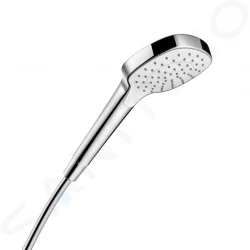 HANSGROHE - Croma Select E Sprchová hlavica, EcoSmart, biela/chróm (26815400)