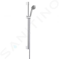 HANSGROHE - Crometta 85 Set sprchovej hlavice, tyče a hadice, Green 6 l/min, chróm (27652000)