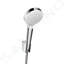 HANSGROHE - Crometta Set sprchovej hlavice, držiaka a hadice, biela/chróm (26567400)