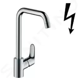 HANSGROHE - Focus M41 Páková drezová batéria, na beztlakové ohrievače vody, chróm (31822000)