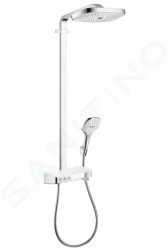 HANSGROHE - Raindance Select E Sprchový set Showerpipe 300 s termostatom ShowerTablet Select, 3 prúdy, biela/chróm (27127400)