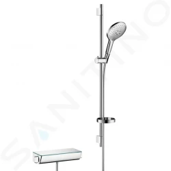 HANSGROHE - Raindance Select S Sprchová súprava s termostatom, 150 mm, 3 prúdy, biela/chróm (27037400)