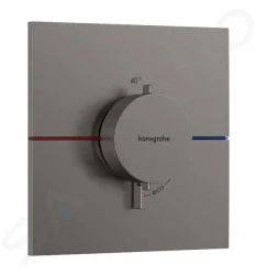 HANSGROHE - ShowerSelect Comfort Termostatická batéria pod omietku, kefovaný čierny chróm (15574340)