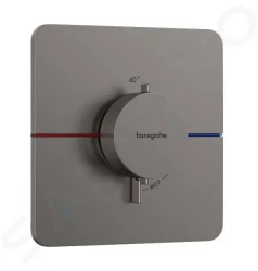 HANSGROHE - ShowerSelect Comfort Termostatická batéria pod omietku, kefovaný čierny chróm (15588340)