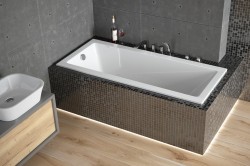 HOPA - Obdĺžniková vaňa MODERN SLIM - Nožičky k vani - S nožičkami, Rozmer vane - 160 × 70 cm VANMOD16SLIM + OLVPINOZ