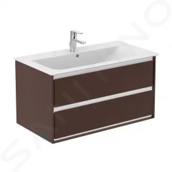 IDEAL STANDARD - Connect Air Skrinka pod umývadlo 1000x440x517 mm, hnedá mat/biela mat (E0821VY)