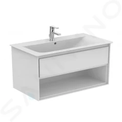 IDEAL STANDARD - Connect Air Skrinka pod umývadlo, 1000x440x517 mm, lesklá biela/biela mat (E0828B2)