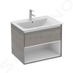 IDEAL STANDARD - Connect Air Skrinka pod umývadlo 600x440x517 mm, dekor sivý dub/biela mat (E0826PS)