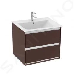 IDEAL STANDARD - Connect Air Skrinka pod umývadlo, 600x440x517 mm, hnedá mat/biela mat (E0818VY)