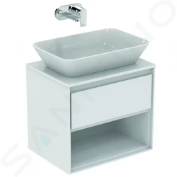 IDEAL STANDARD - Connect Air Skrinka pod umývadlo, 600x440x517 mm, lesklá biela/biela mat (E0826B2)