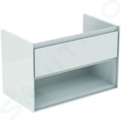 IDEAL STANDARD - Connect Air Skrinka pod umývadlo, 800x440x517 mm, lesklá biela/biela mat (E0827B2)