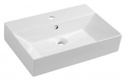 ISVEA - SISTEMA keramické umývadlo 60x42cm, biela (10SF50060)