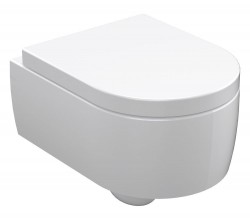KERASAN - FLO závesná WC misa, 36x50cm, biela (311501)