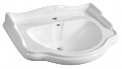 KERASAN - RETRO keramické umývadlo 73x54cm, biela (104701)