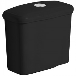 KERASAN - RETRO nádržka k WC kombi, čierna mat (108131)