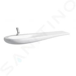 Laufen - Il Bagno Alessi One Umývadlo do nábytku, 1600 mm x 500 mm, biela – 1 otvor na batériu, stredový, s LCC (H8149714001041)