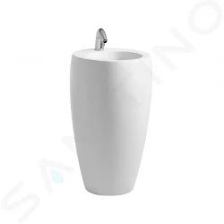 Laufen - Il Bagno Alessi Voľne stojace umývadlo 53x90x53 cm, otvor na batériu, s LCC, biela (H8119724001041)