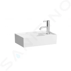 Laufen - Kartell Umývadielko, 460 mm x 280 mm, biela – bez prepadu, s 1 otvorom na batériu (H8153340001111)