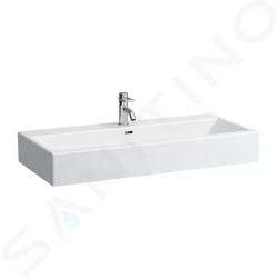 Laufen - Living Umývadlo do nábytku, 1000 mm x 460 mm, biela – 1 otvor na batériu, stredový (H8184370001041)