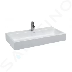 Laufen - Living Umývadlo do nábytku, 1000 mm x 460 mm, biela – 2 otvory na batériu (H8184380001071)