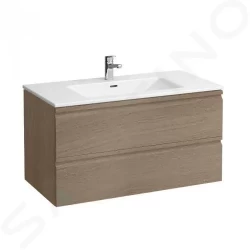 Laufen - Pro S Skrinka s umývadlom, 1000 mm x 500 mm, farba svetlý dub (H8619654791041)