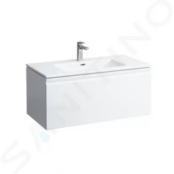 Laufen - Pro S Skrinka s umývadlom, 1200x530x500 mm, 1 zásuvka, lesklá biela (H8609674751041)