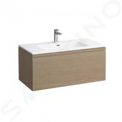 Laufen - Pro S Skrinka s umývadlom, 1200x530x500 mm, 1 zásuvka, svetlý dub (H8609674791041)