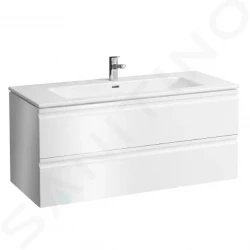 Laufen - Pro S Skrinka s umývadlom, 1200x545x500 mm, 2 zásuvky, lesklá biela (H8619674751041)