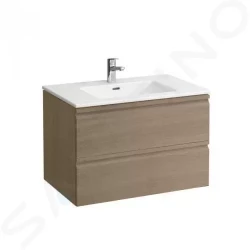 Laufen - Pro S Skrinka s umývadlom, 800 mm x 500 mm, farba svetlý dub (H8619634791041)