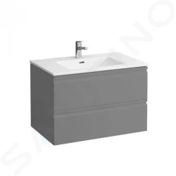 Laufen - Pro S Skrinka s umývadlom, 800x500 mm, farba grafit mat (H8619634801041)