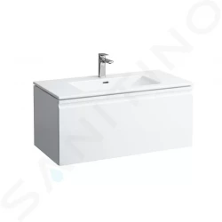 Laufen - Pro S Skrinka vrátane umývadla, 1000 mm x 500 mm – farba matná biela (H8609664631041)