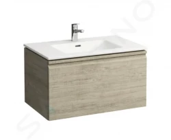 Laufen - Pro S Skrinka vrátane umývadla, 800 mm x 500 mm – farba svetlý dub (H8609644791041)