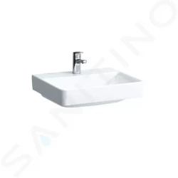 Laufen - Pro S Umývadlo, 550 mm x 465 mm, 1 otvor na batériu, bez prepadu, biela (H8169620001561)