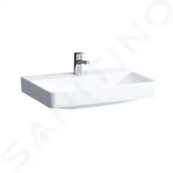 Laufen - Pro S Umývadlo, 650 mm x 465 mm, 1 otvor na batériu, bez prepadu, biela (H8169640001561)