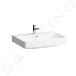 Laufen - Pro S Umývadlo, 650 mm x 465 mm, 1 otvor na batériu, biela (H8109640001041)