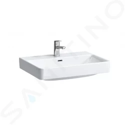 Laufen - Pro S Umývadlo, 650 mm x 465 mm, 1 otvor na batériu, s LCC, biela (H8169644001041)