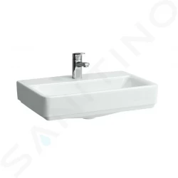 Laufen - Pro S Umývadlo Compact, 550 mm x 380 mm, 1 otvor na batériu, bez prepadu, biela (H8179580001561)